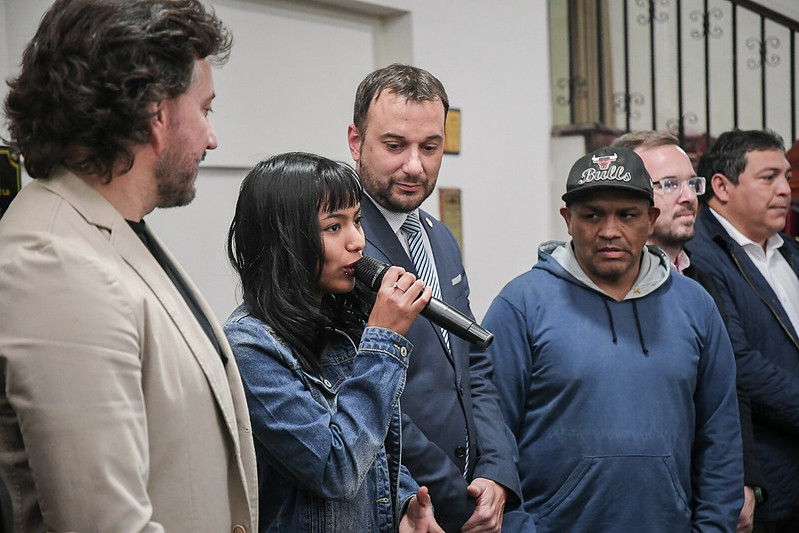 Reconocieron a la cantante Sabrina Corimayo, conocida como “La voz de oro”